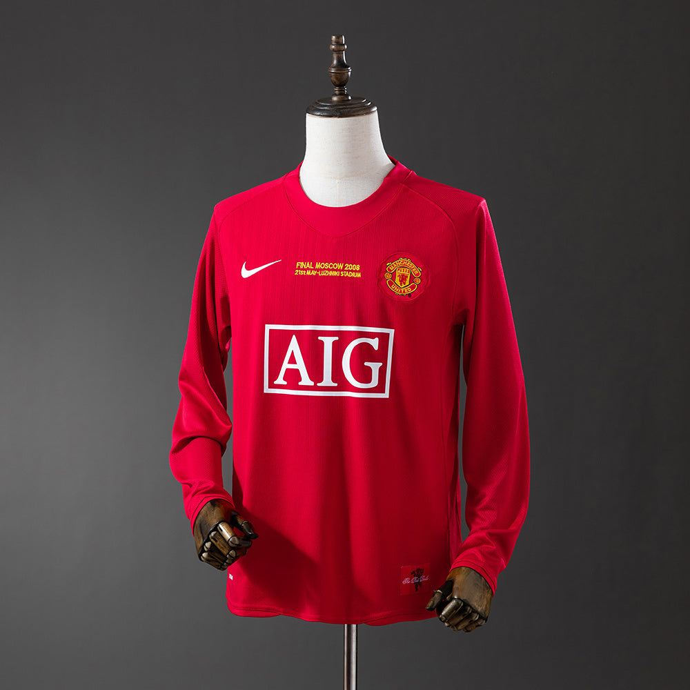 Retro Long Sleeve Man.United 2007/08