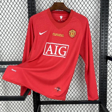 Retro Long Sleeve Manchester United 2007-08