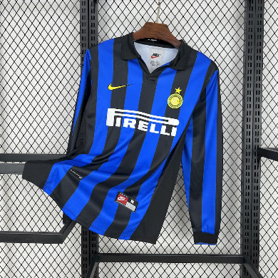 Retro Long Sleeve Inter de Milão 1998-99